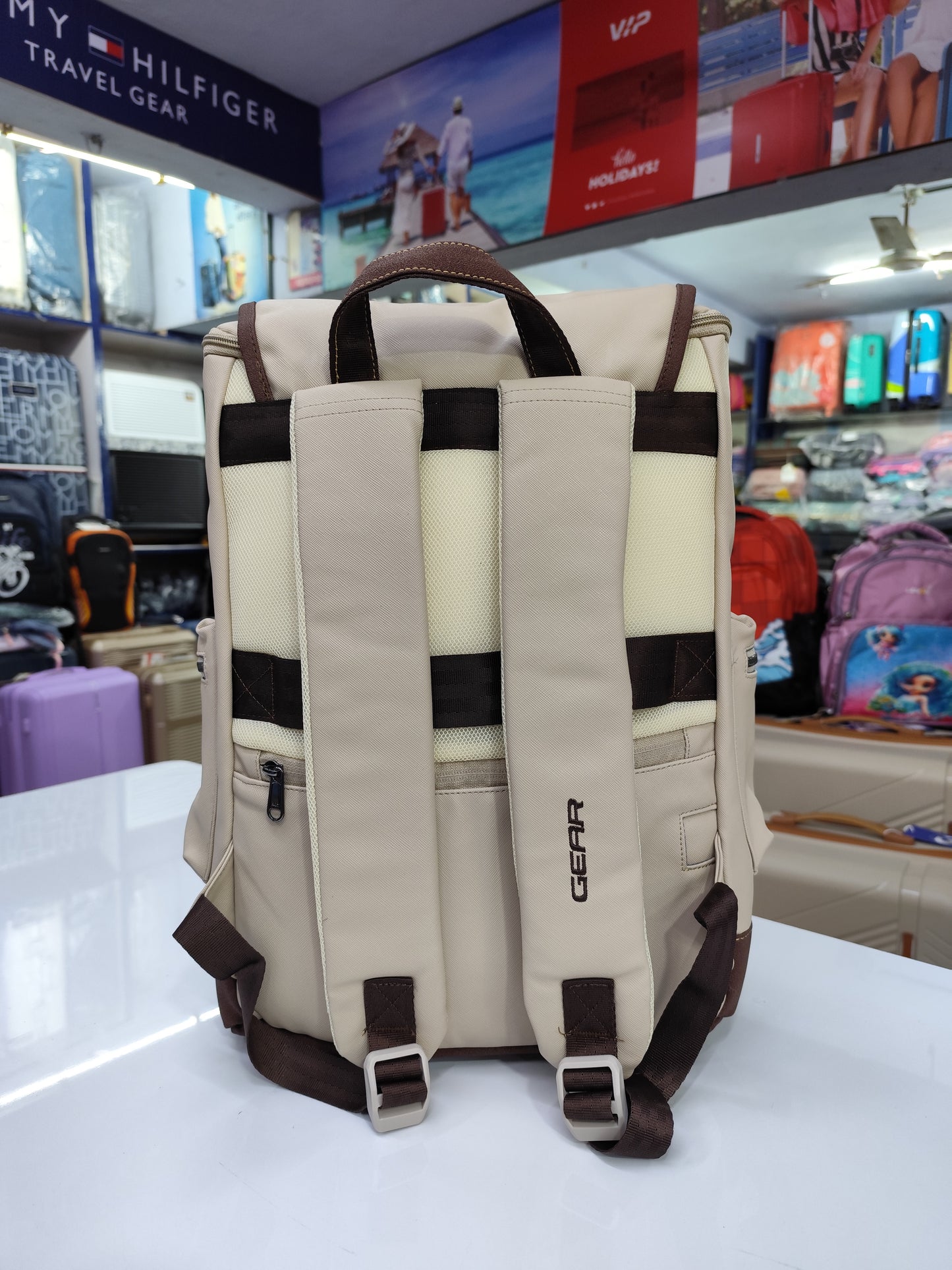 Vintage Roll-Top Backpack