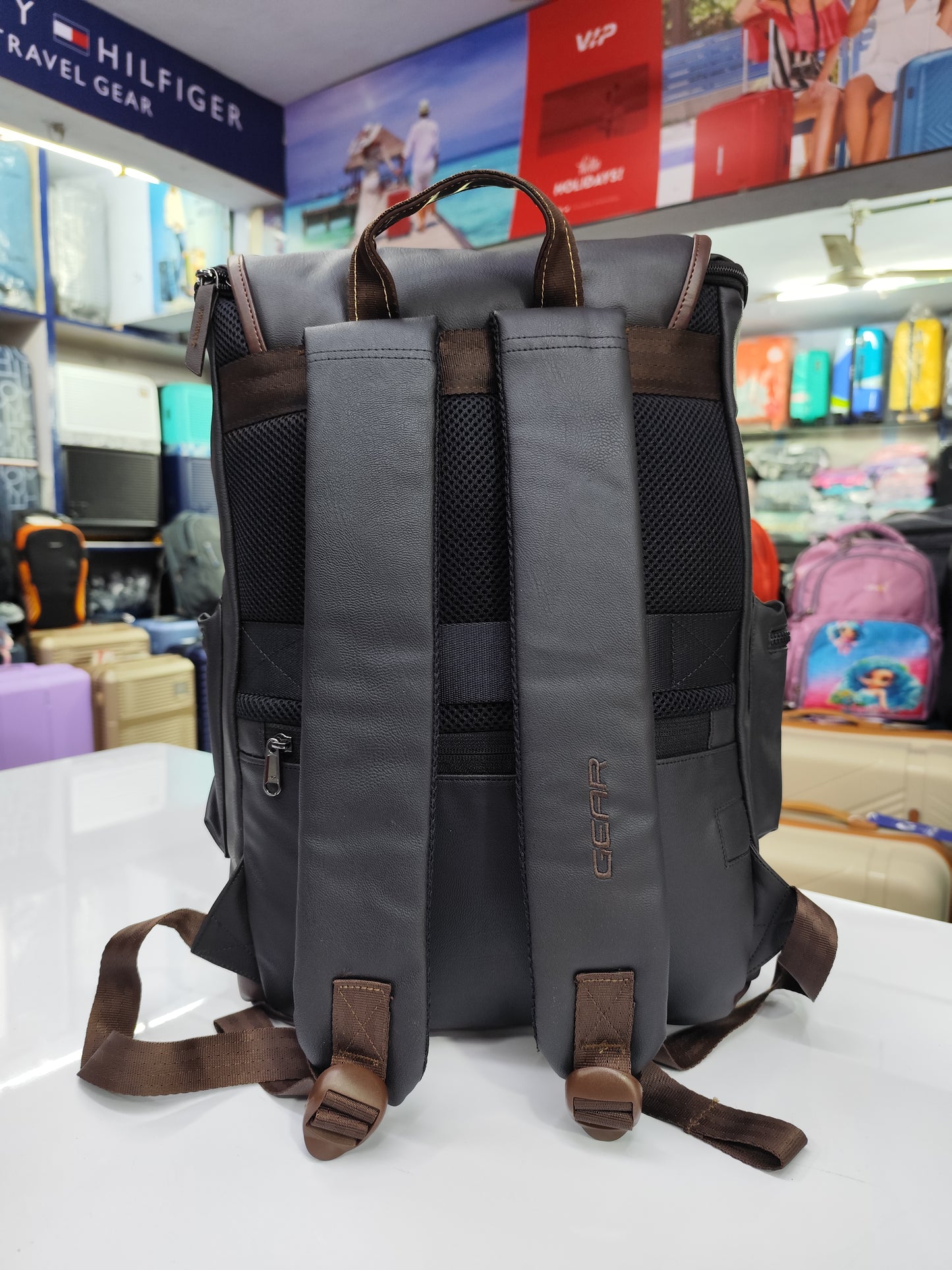 Vintage Roll-Top Backpack