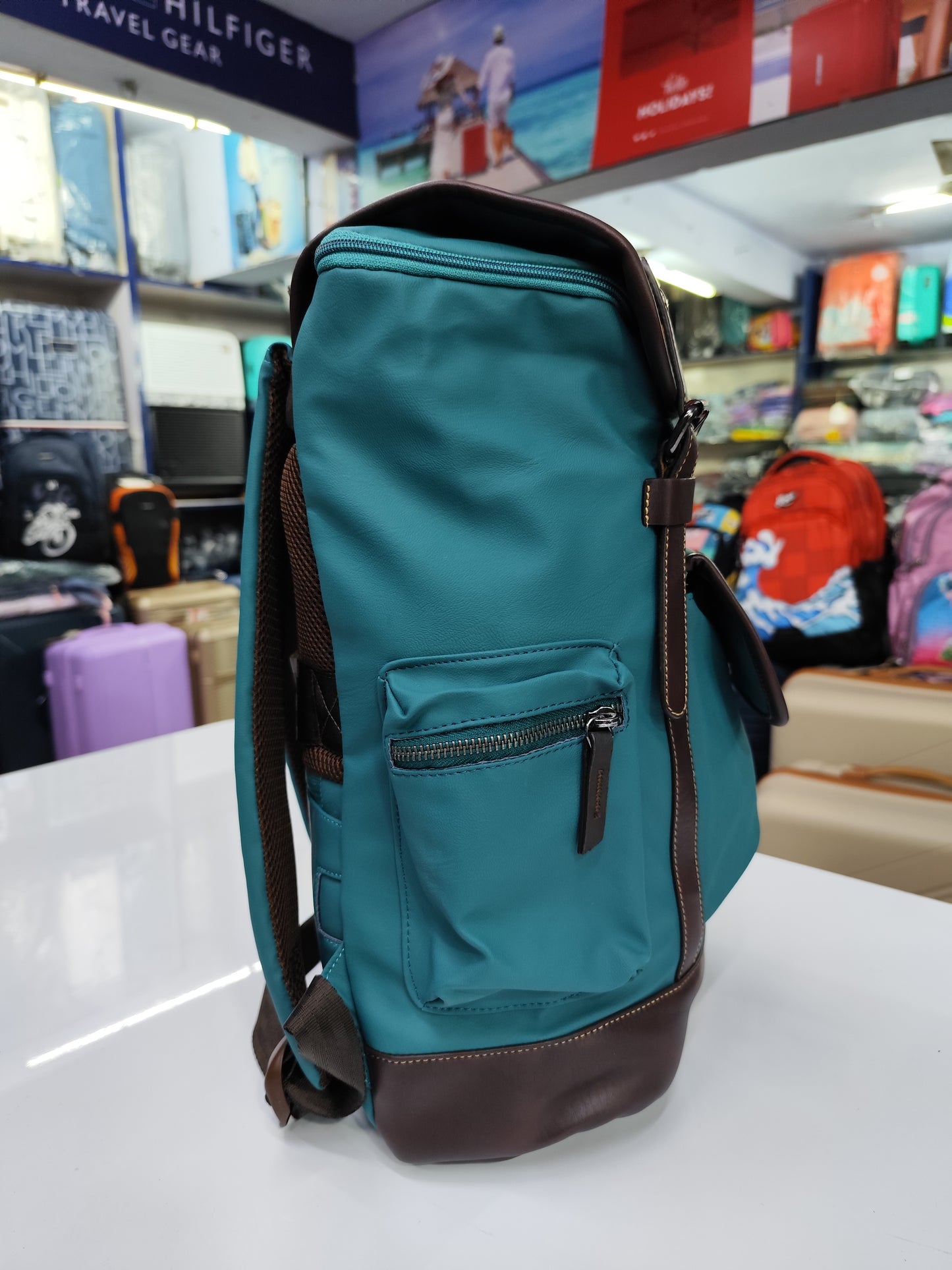 Vintage Roll-Top Backpack