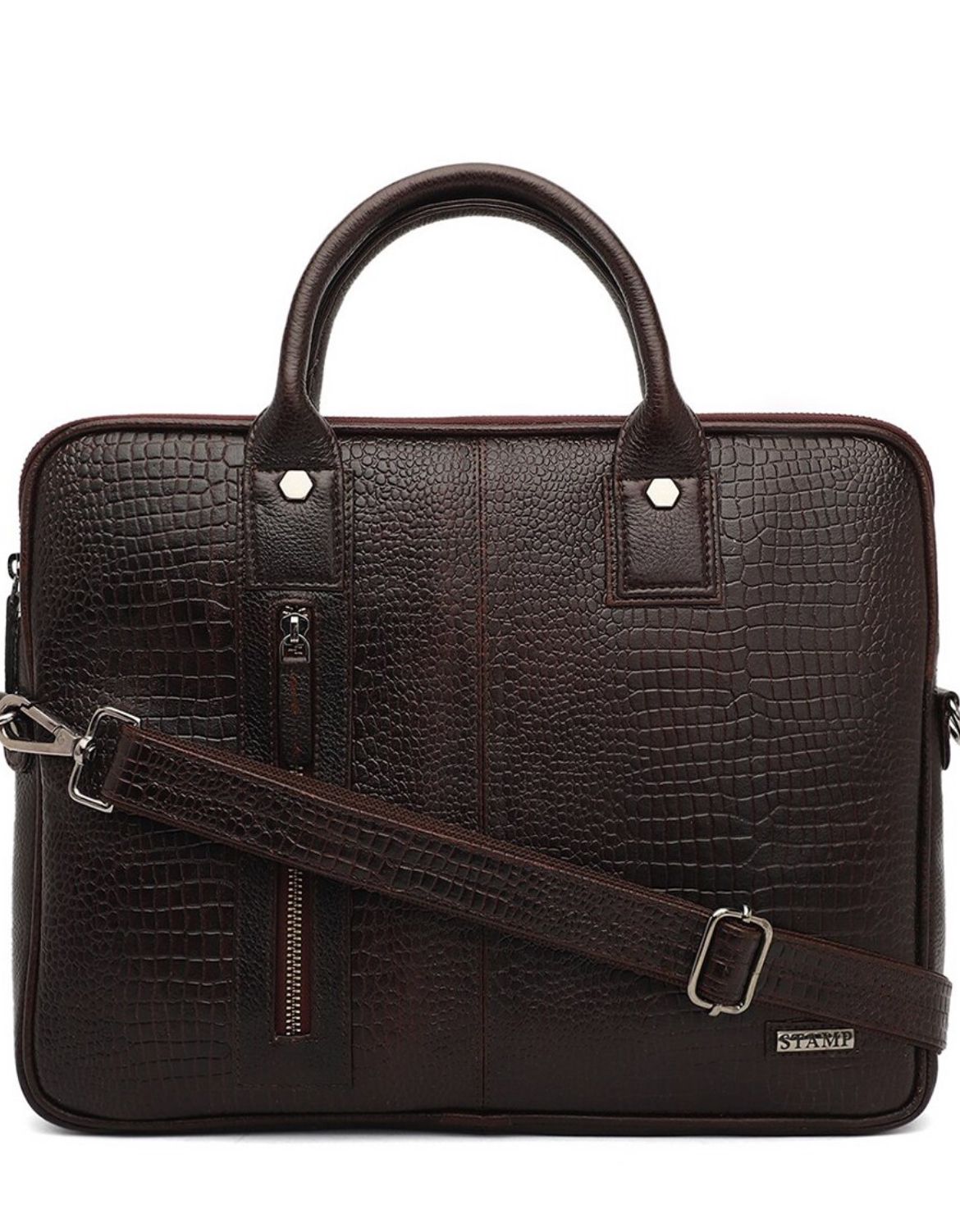 Stamp Leather Office Bag 12136