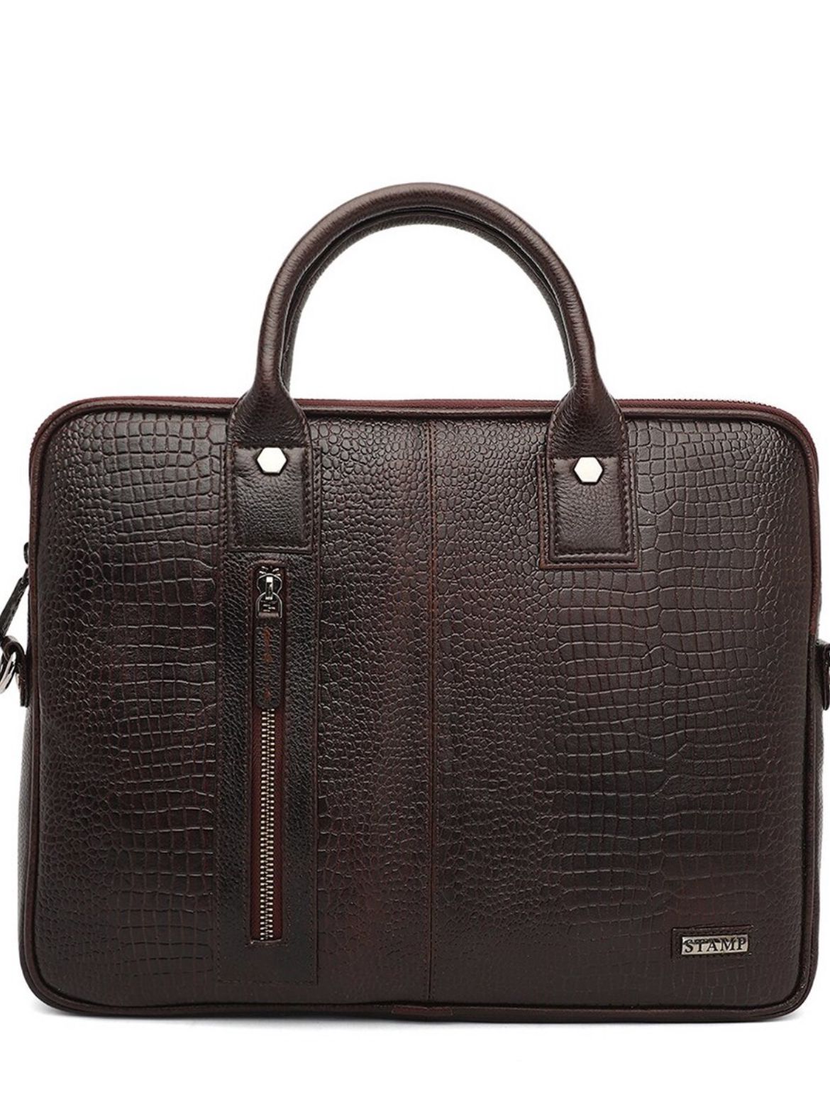 Stamp Leather Office Bag 12136