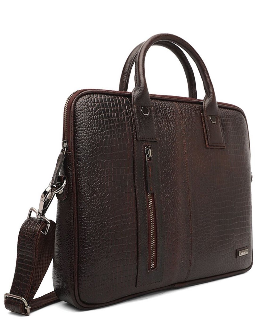 Stamp Leather Office Bag 12136