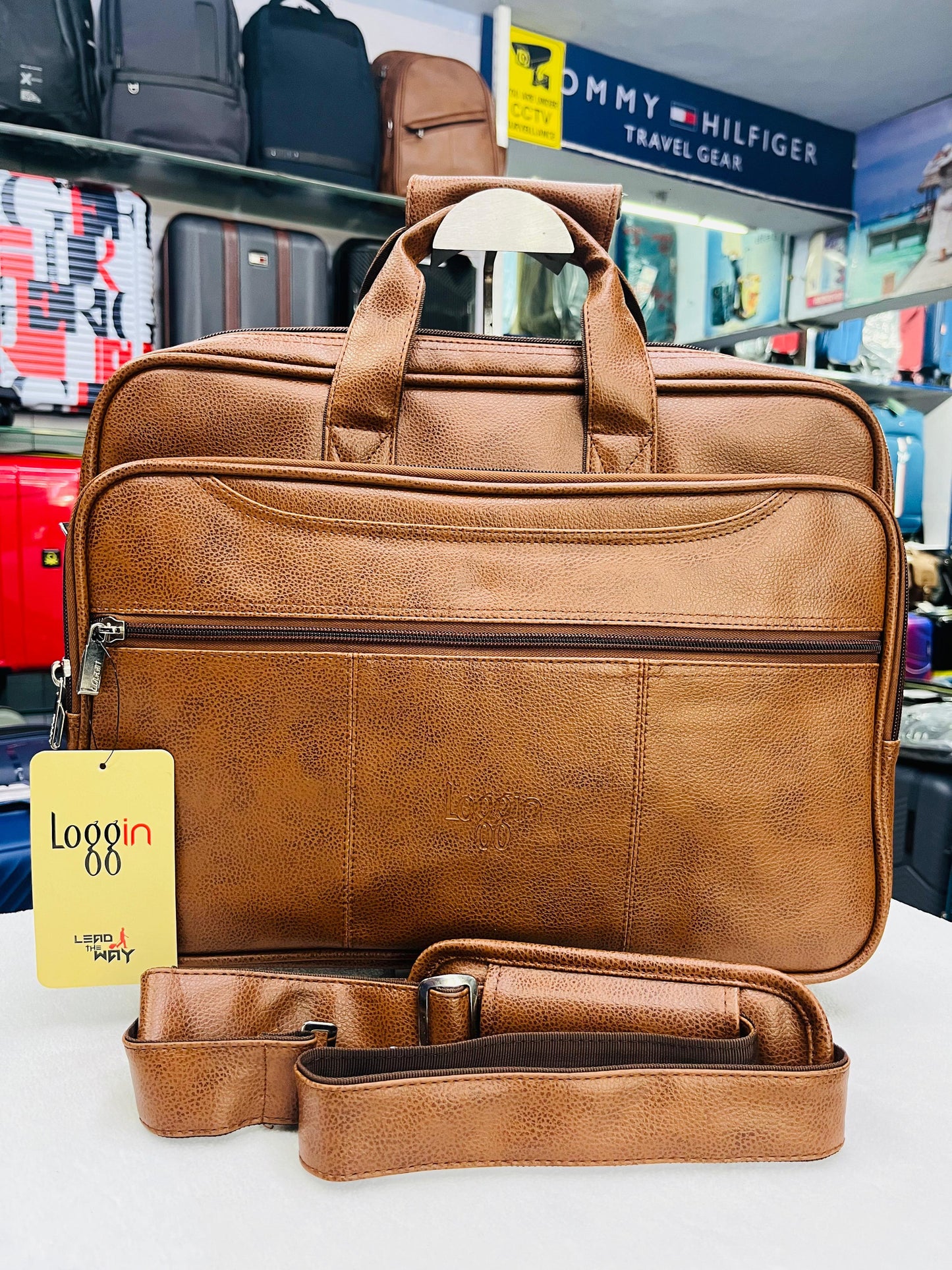 Leather Office Bag FF 9105