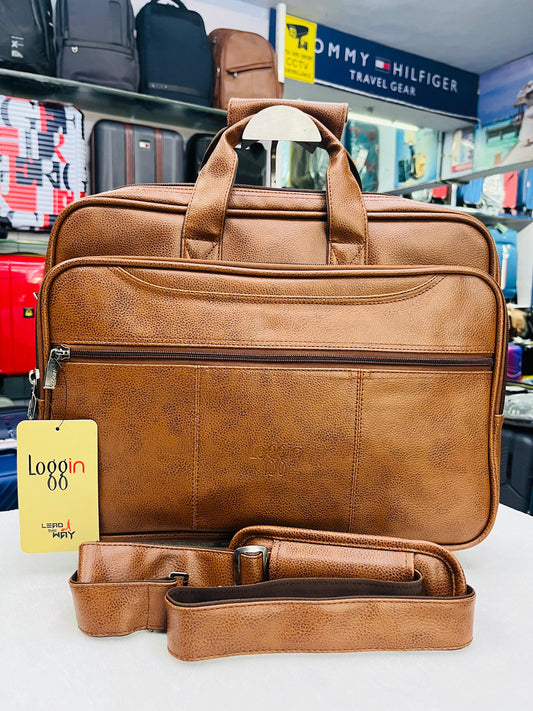 Leather Office Bag FF 9105