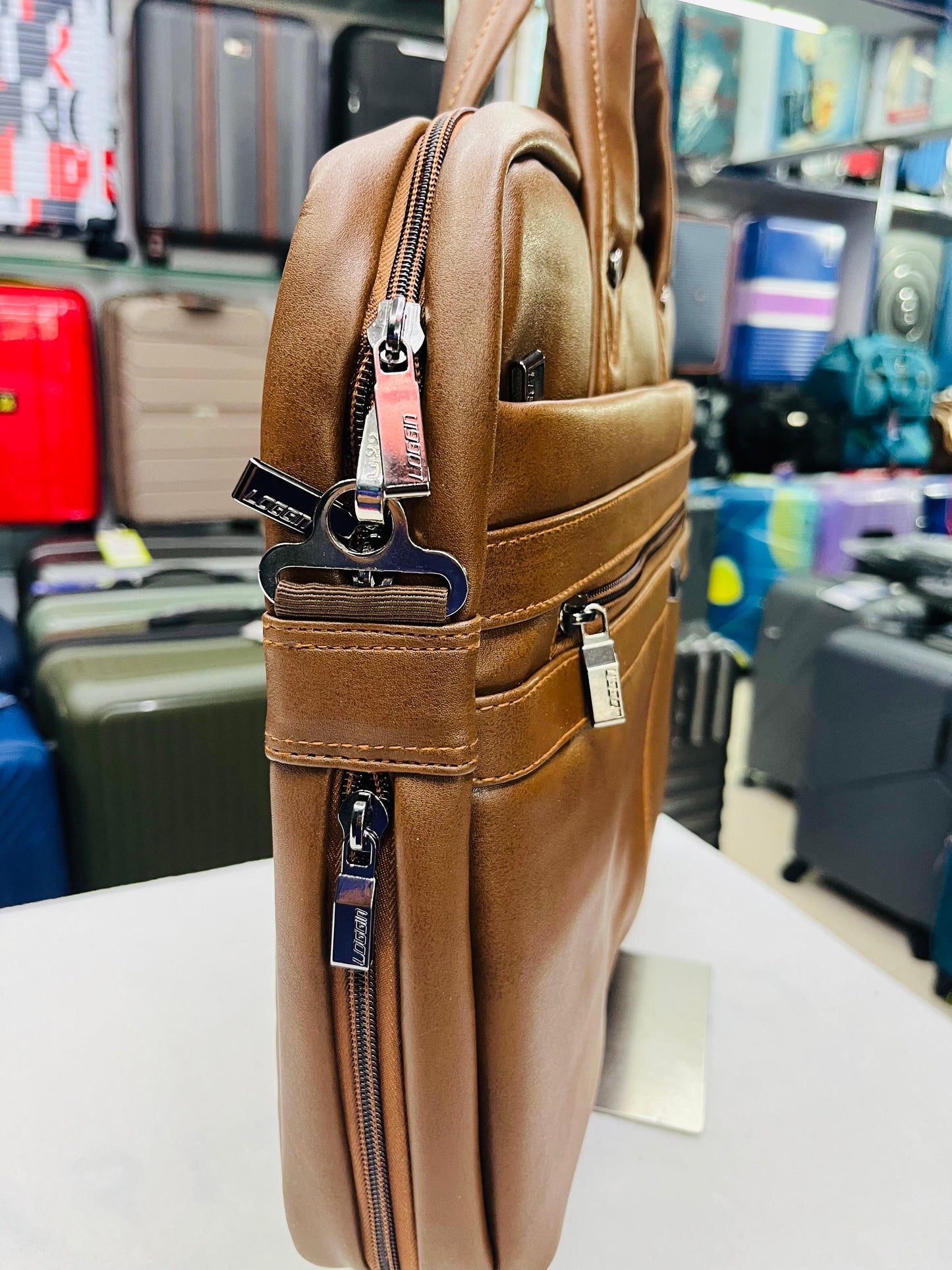 Leather Office Bag FF 9174